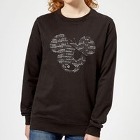 Danger Mouse Word Face Damen Sweatshirt - Schwarz - 5XL von Danger Mouse