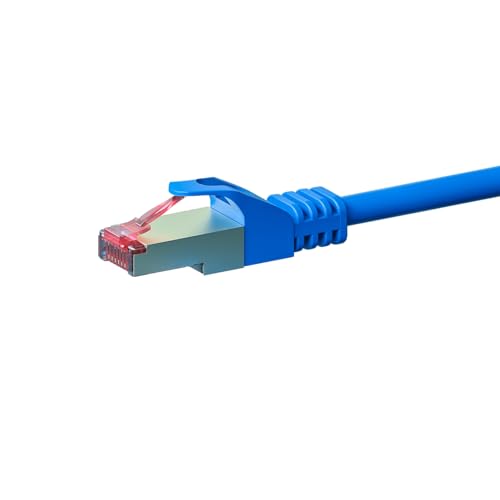 CAT 6 Netzwerkkabel LSOH - S/FTP - 3 Meter - Blau, POE, Ethernet, LAN, Patchkabel, Datenkabel, RJ45 - für Serverschränke, Switches, Router, Modems! CAT 6 Netzwerkkabel LSOH - S/FTP - 3 Meter - Blau, POE, Ethernet, LAN, Patchkabel, Datenkabel, RJ45 - für Serverschränke, Switches, Router, Modems! von Danicom