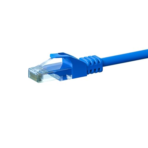 CAT 6 Netzwerkkabel U/UTP - 1 Meter - Blau - CCA, POE, Ethernet, LAN, Patchkabel, Datenkabel, RJ45 - für Serverschränke, Switches, Router, Modems! CAT 6 Netzwerkkabel U/UTP - 1 Meter - Blau - CCA, POE, Ethernet, LAN, Patchkabel, Datenkabel, RJ45 - für Serverschränke, Switches, Router, Modems! von Danicom