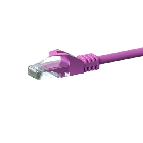 CAT 6 Netzwerkkabel U/UTP - 3 Meter - Rosa - CCA, POE, Ethernet, LAN, Patchkabel, Datenkabel, RJ45 - für Serverschränke, Switches, Router, Modems! CAT 6 Netzwerkkabel U/UTP - 3 Meter - Rosa - CCA, POE, Ethernet, LAN, Patchkabel, Datenkabel, RJ45 - für Serverschränke, Switches, Router, Modems! von Danicom