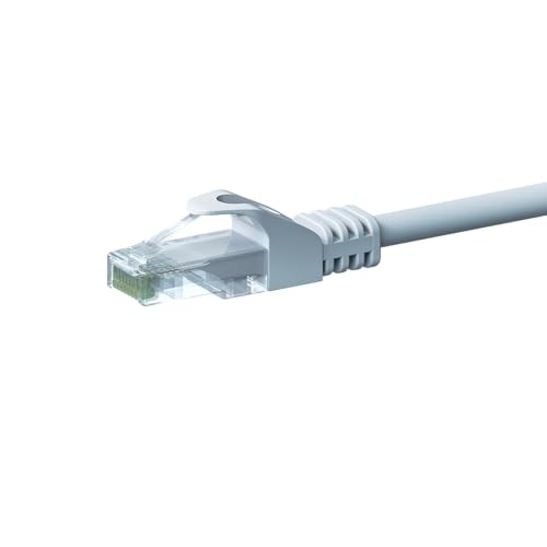 CAT5e Netzwerkkabel - U/UTP - 3 meter - Weiß - 100% Kupfer, POE, Ethernet, LAN, Patchkabel, Datenkabel, RJ45 - für Serverschränke, Switches, Router, Modems! CAT5e Netzwerkkabel - U/UTP - 3 meter - Weiß - 100% Kupfer, POE, Ethernet, LAN, Patchkabel, Datenkabel, RJ45 - für Serverschränke, Switches, Router, Modems! von Danicom