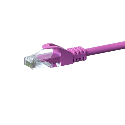 CAT5e Netzwerkkabel - U/UTP - 7 meter - Rosa - 100% Kupfer, POE, Ethernet, LAN, Patchkabel, Datenkabel, RJ45 - für Serverschränke, Switches, Router, Modems! CAT5e Netzwerkkabel - U/UTP - 7 meter - Rosa - 100% Kupfer, POE, Ethernet, LAN, Patchkabel, Datenkabel, RJ45 - für Serverschränke, Switches, Router, Modems! von Danicom