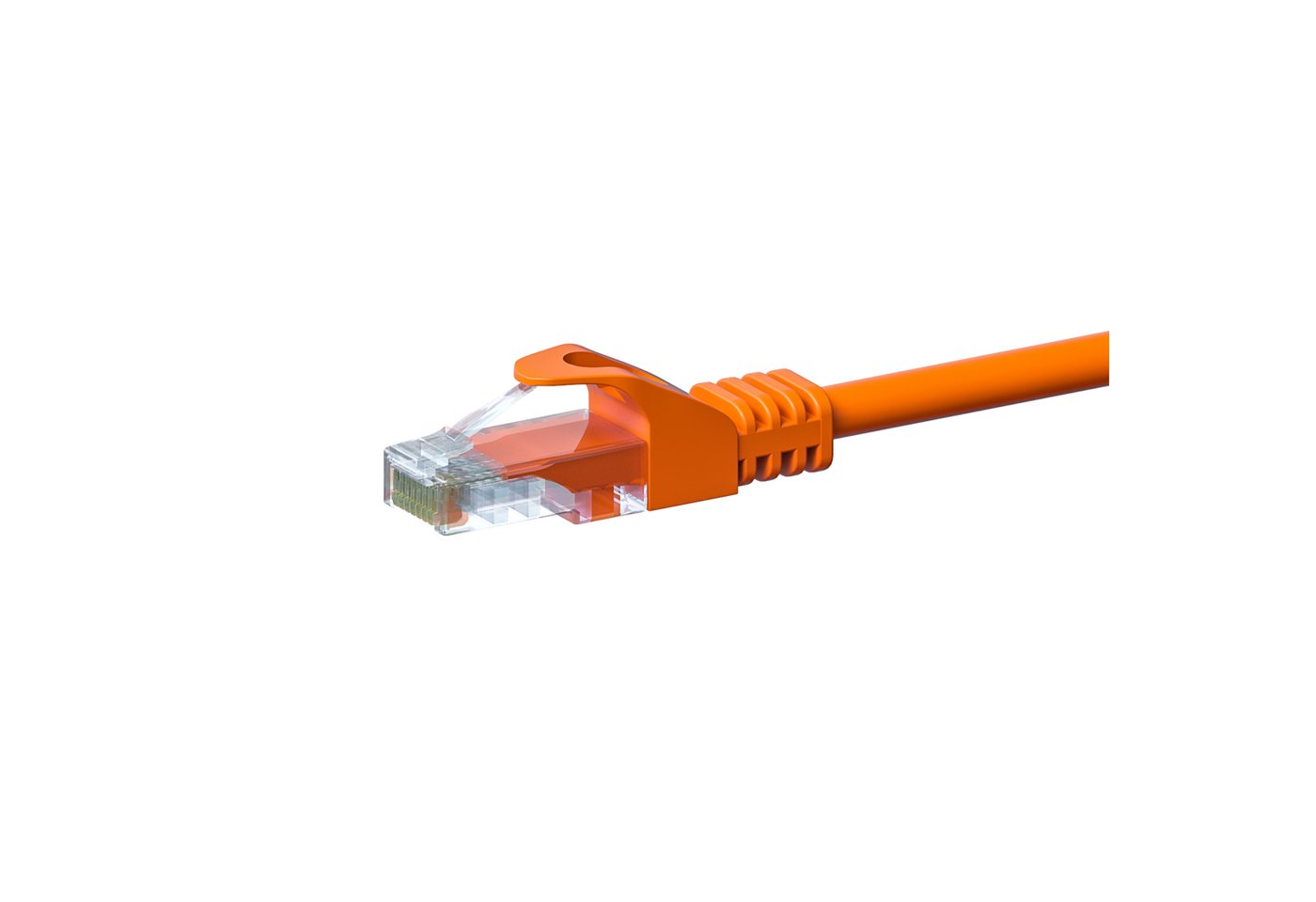 Danicom CAT 5e Netzwerkkabel U/UTP – 1 Meter - Orange - CCA Netzwerkkabel, (100 cm) von Danicom
