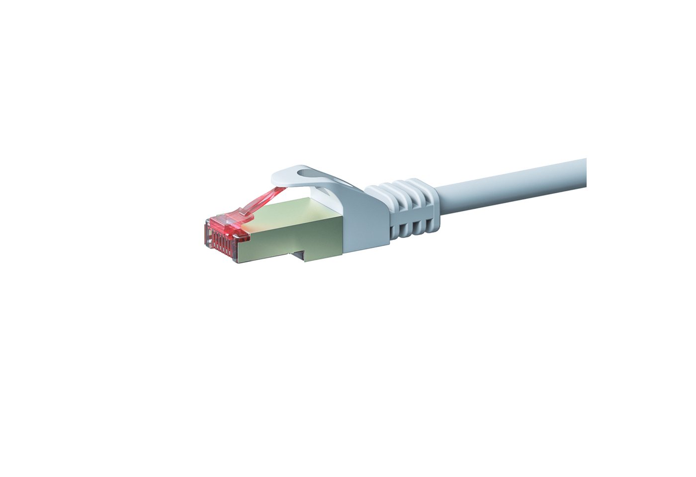 Danicom CAT 6 Netzwerkkabel LSOH - S/FTP - 0,50 Meter - Weiß Netzwerkkabel, (50 cm) von Danicom