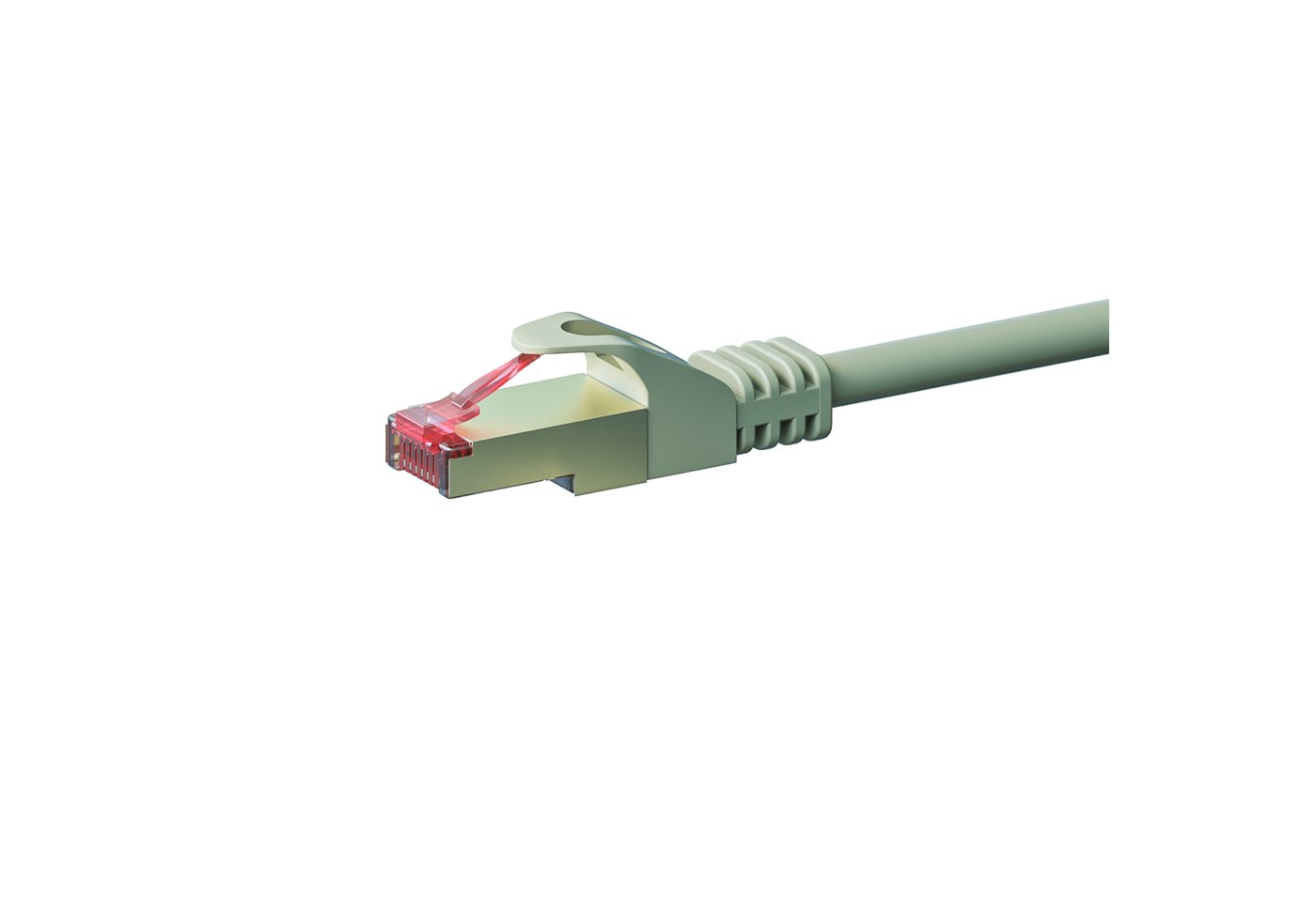 Danicom CAT 6 Netzwerkkabel LSOH - S/FTP - 1 Meter - Grau Netzwerkkabel, (100 cm) von Danicom