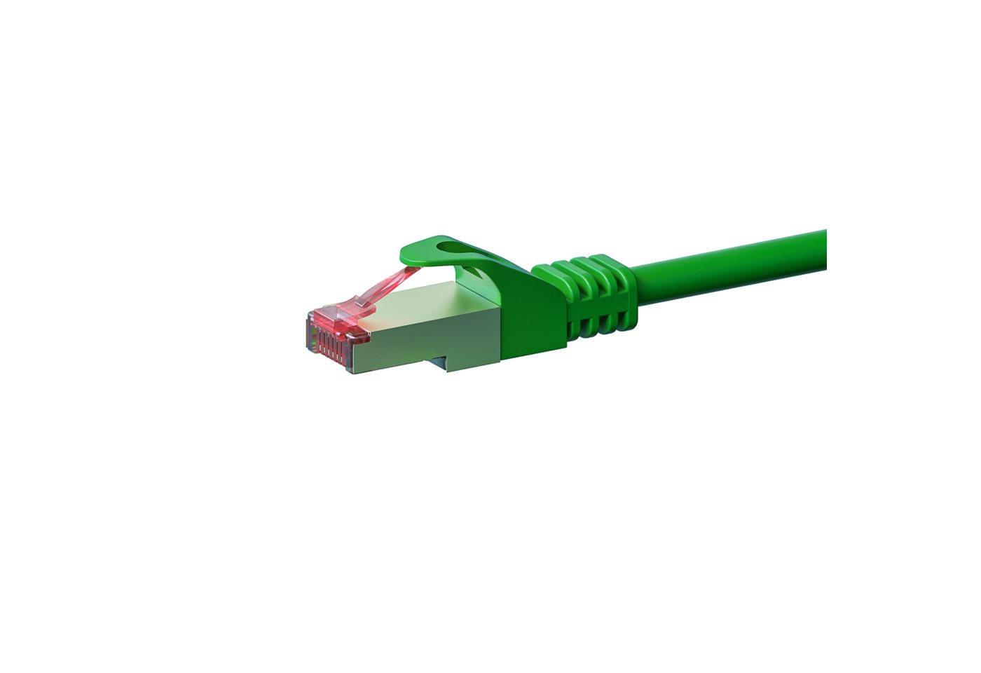 Danicom CAT 6 Netzwerkkabel LSOH - S/FTP - 10 Meter - Grün Netzwerkkabel, (100 cm) von Danicom