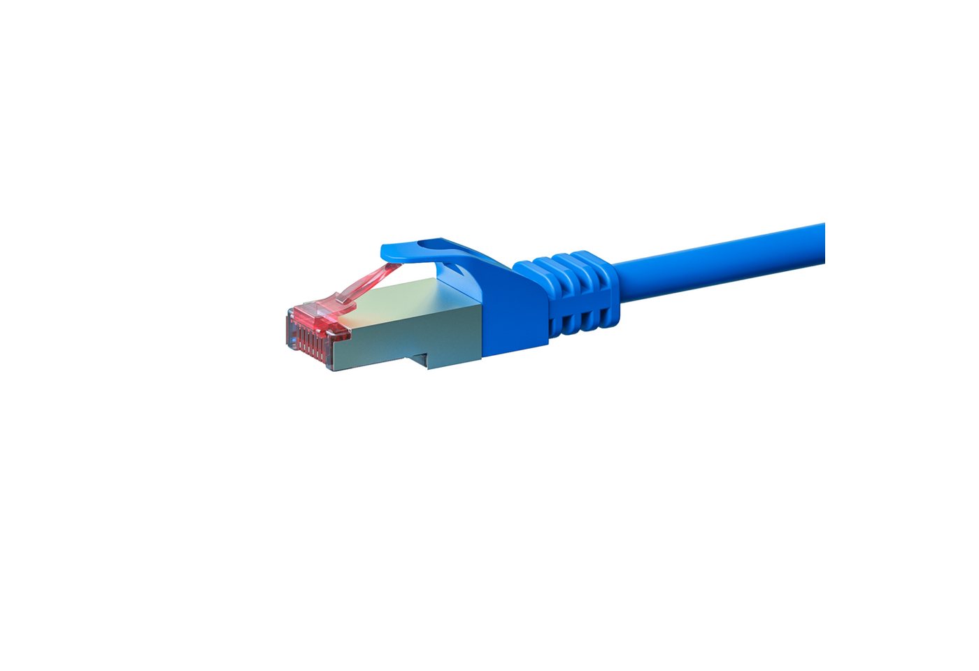 Danicom CAT 6 Netzwerkkabel LSOH - S/FTP - 2 Meter - Blau Netzwerkkabel, (200 cm) von Danicom