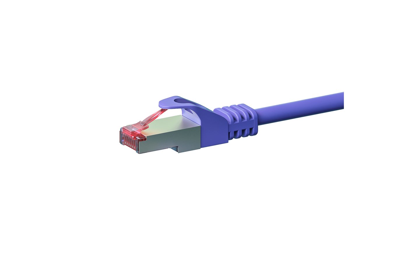 Danicom CAT 6 Netzwerkkabel LSOH - S/FTP - 20 Meter - Violett Netzwerkkabel, (2000 cm) von Danicom