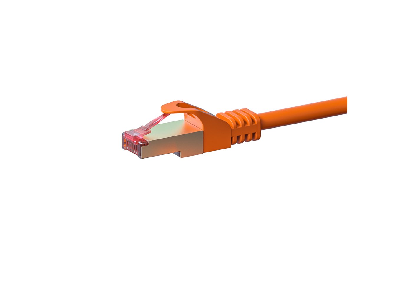 Danicom CAT 6 Netzwerkkabel LSOH - S/FTP - 5 Meter - Orange Netzwerkkabel, (500 cm) von Danicom