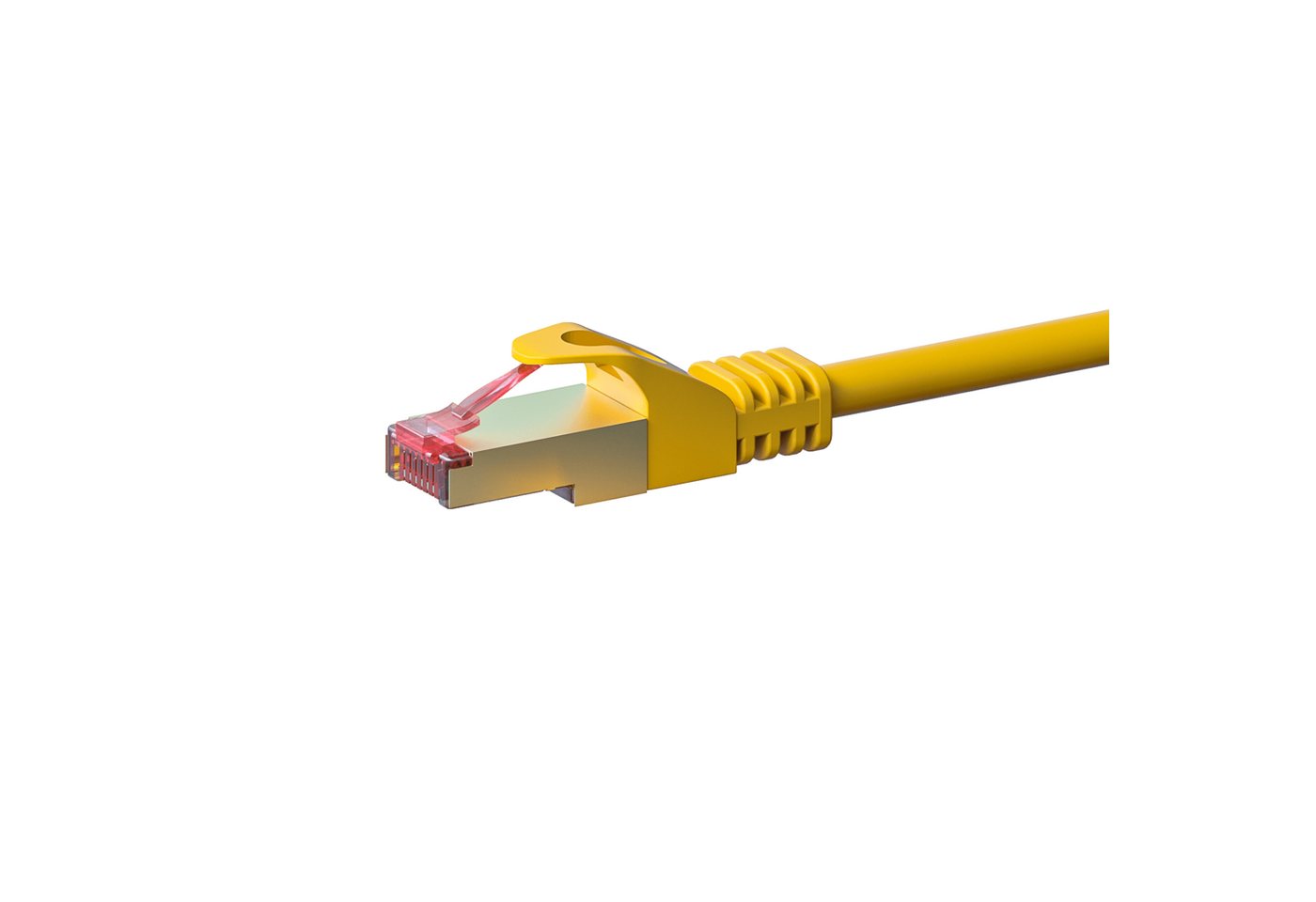 Danicom CAT 6 Netzwerkkabel LSOH - S/FTP - 50 Meter - Gelb Netzwerkkabel, (5000 cm) von Danicom
