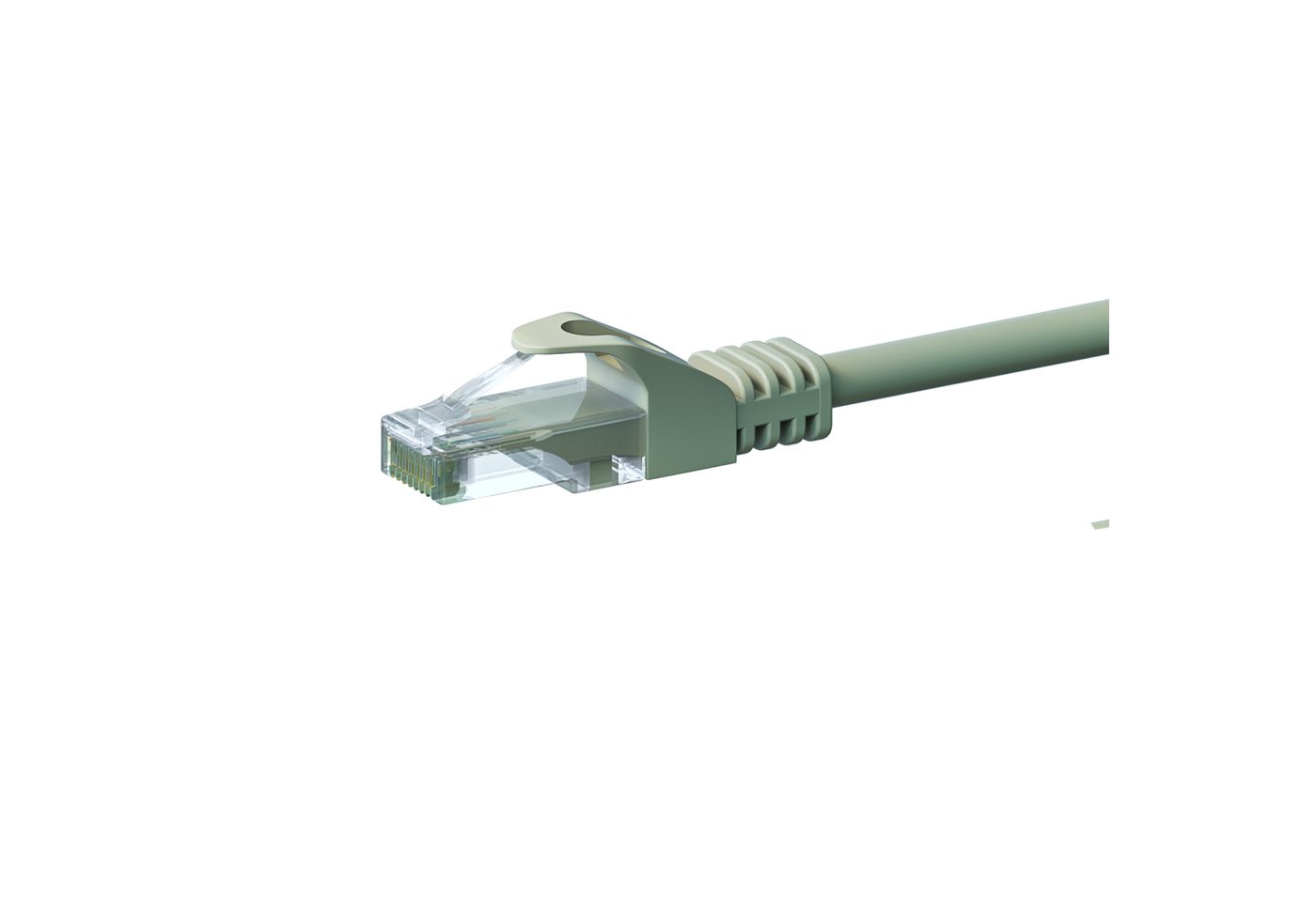 Danicom CAT 6 Netzwerkkabel U/UTP - 2 Meter - Grau - CCA Netzwerkkabel, (200 cm) von Danicom