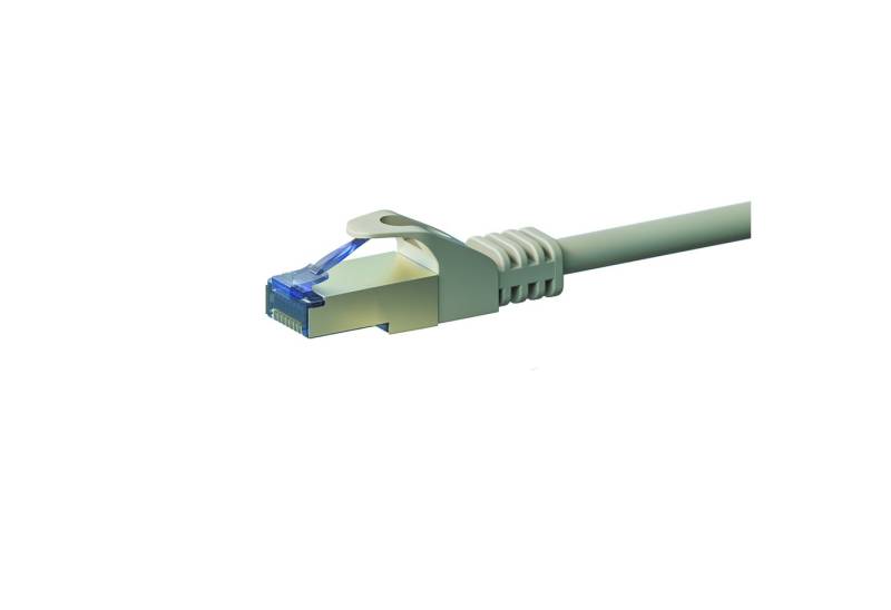 Danicom CAT 6a Netzwerkkabel LSOH - S/FTP - 0,25 Meter - Grau Netzwerkkabel, (2.5 cm) von Danicom