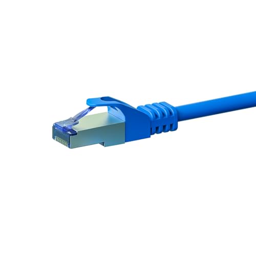 CAT 6a Netzwerkkabel LSOH - S/FTP - 1 Meter - Blau, POE, Ethernet, LAN, Patchkabel, Datenkabel, RJ45 - für Serverschränke, Switches, Router, Modems! CAT 6a Netzwerkkabel LSOH - S/FTP - 1 Meter - Blau, POE, Ethernet, LAN, Patchkabel, Datenkabel, RJ45 - für Serverschränke, Switches, Router, Modems! von Danicom