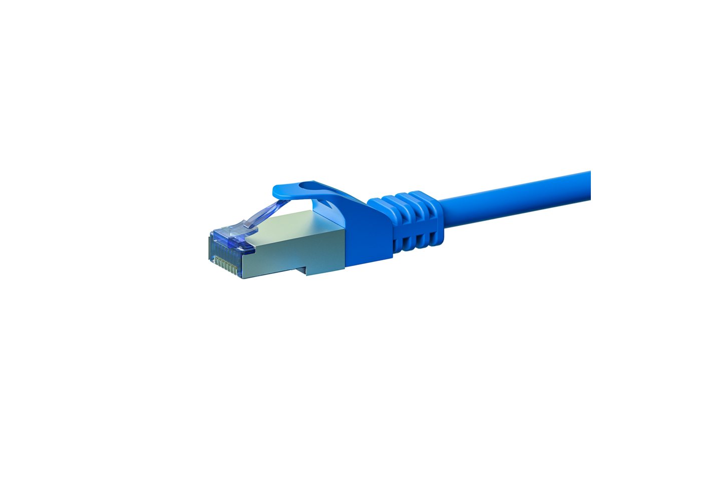 Danicom CAT 6a Netzwerkkabel LSOH - S/FTP - 20 Meter - Blau Netzwerkkabel, (2000 cm) von Danicom