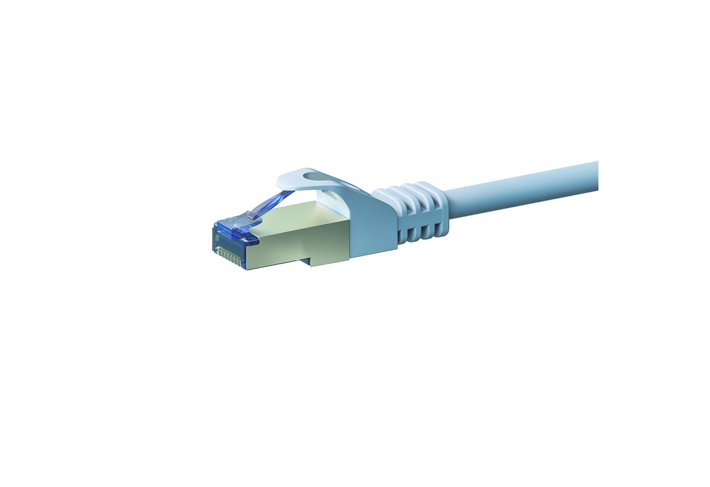 Danicom CAT 6a Netzwerkkabel LSOH - S/FTP - 3 Meter - Weiß Netzwerkkabel, (30 cm) von Danicom