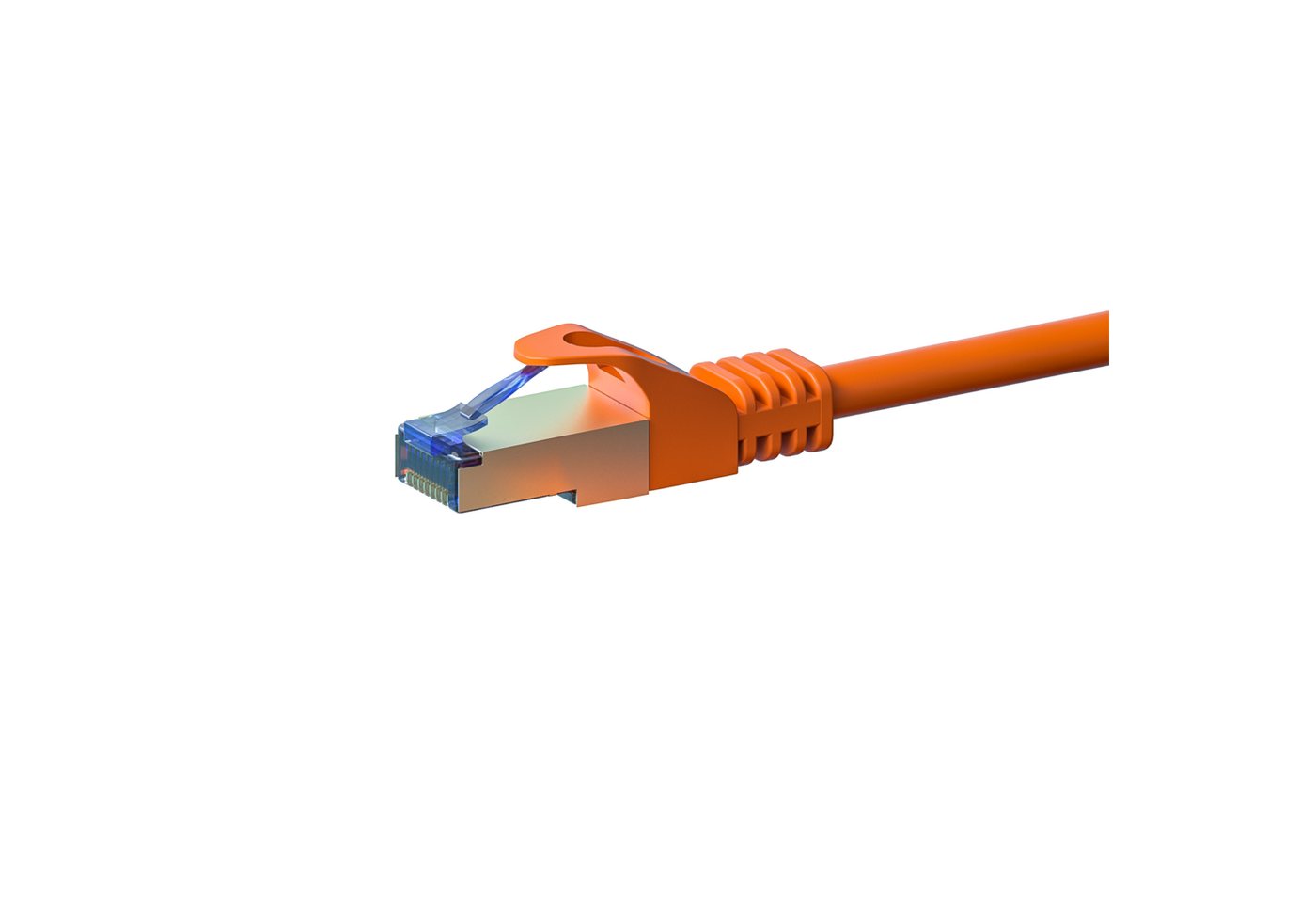 Danicom CAT 6a Netzwerkkabel LSOH - S/FTP - 50 Meter - Orange Netzwerkkabel, (5000 cm) von Danicom