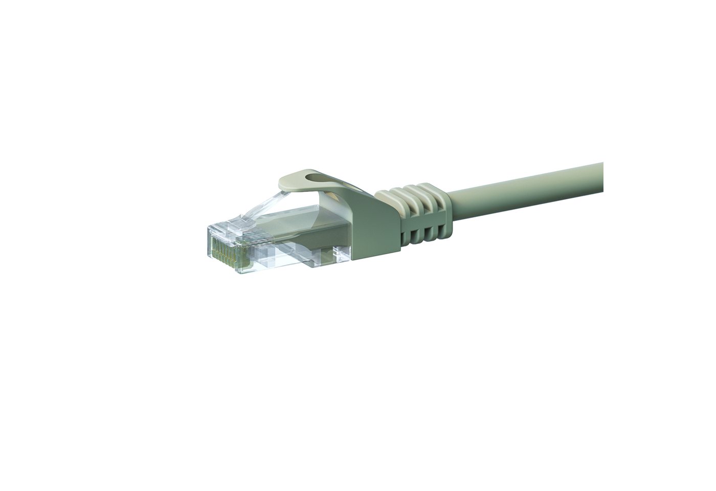 Danicom CAT5e Netzwerkkabel, U/UTP, 0.50 meter, Grau, 100% Kupfer Netzwerkkabel, (50 cm) von Danicom