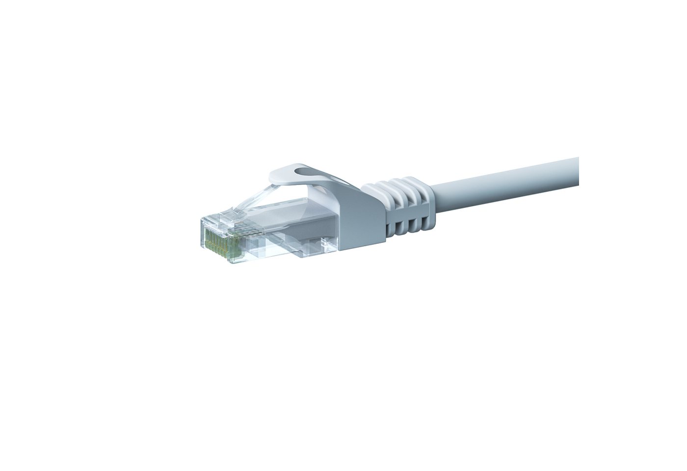 Danicom CAT5e Netzwerkkabel, U/UTP, 0.50 meter, Weiß, 100% Kupfer Netzwerkkabel, (50 cm) von Danicom