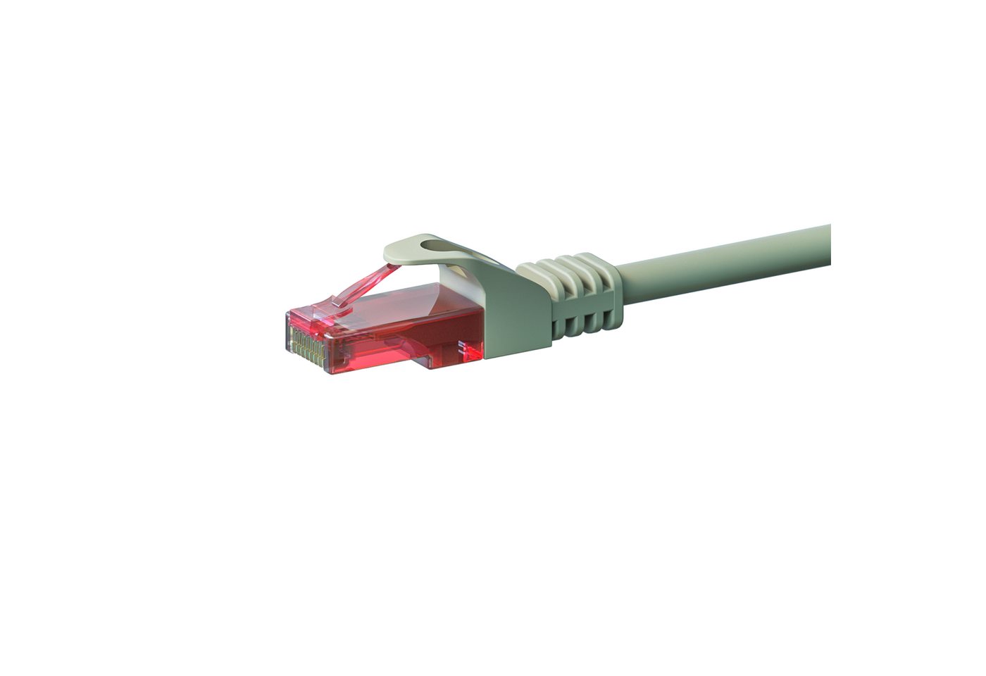 Danicom CAT6 Netzwerkkabel, U/UTP, 1 meter, Grau, 100% Kupfer Netzwerkkabel, (10 cm) von Danicom