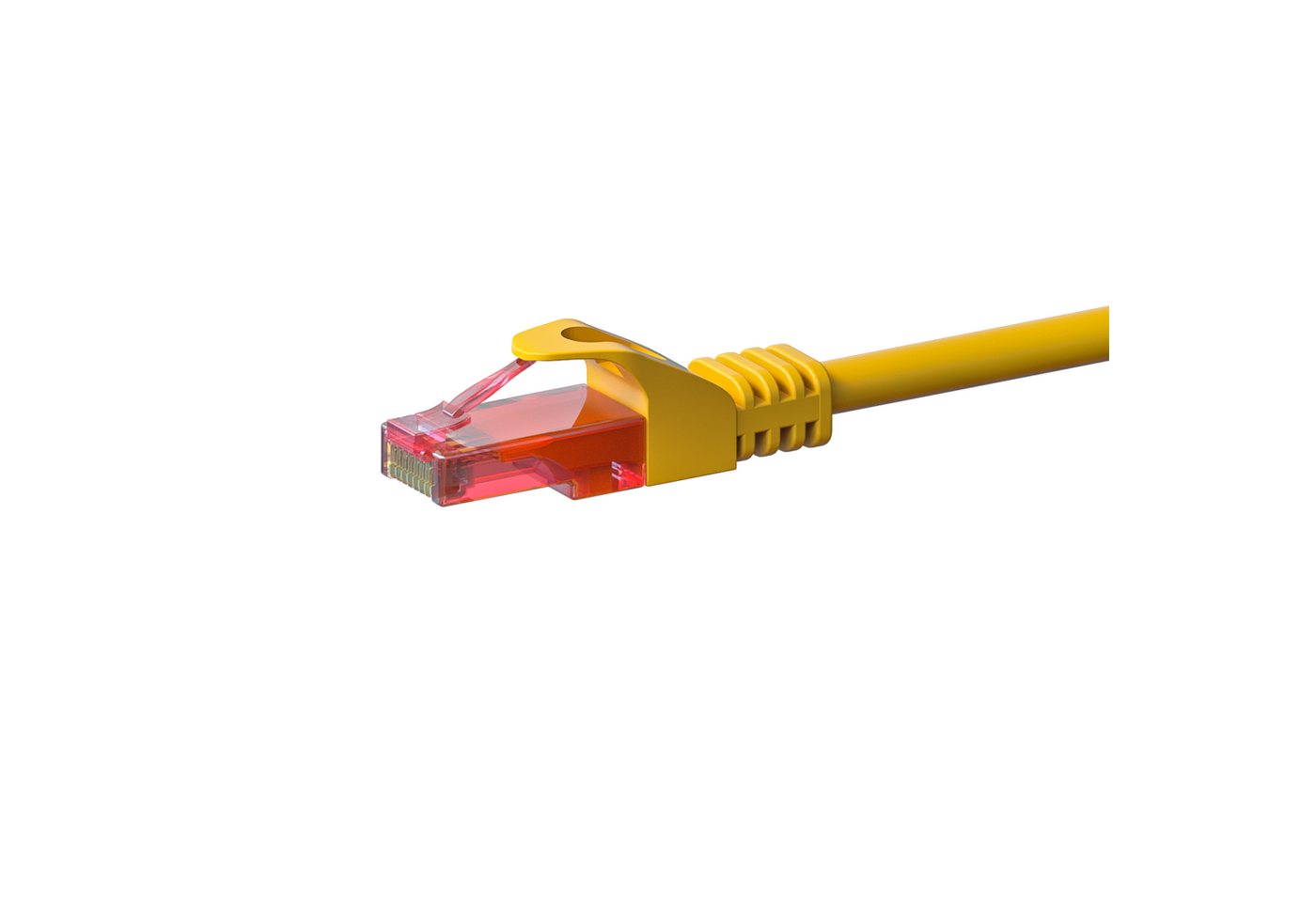 Danicom CAT6 Netzwerkkabel, U/UTP, 3 meter, Gelb, 100% Kupfer Netzwerkkabel, (30 cm) von Danicom