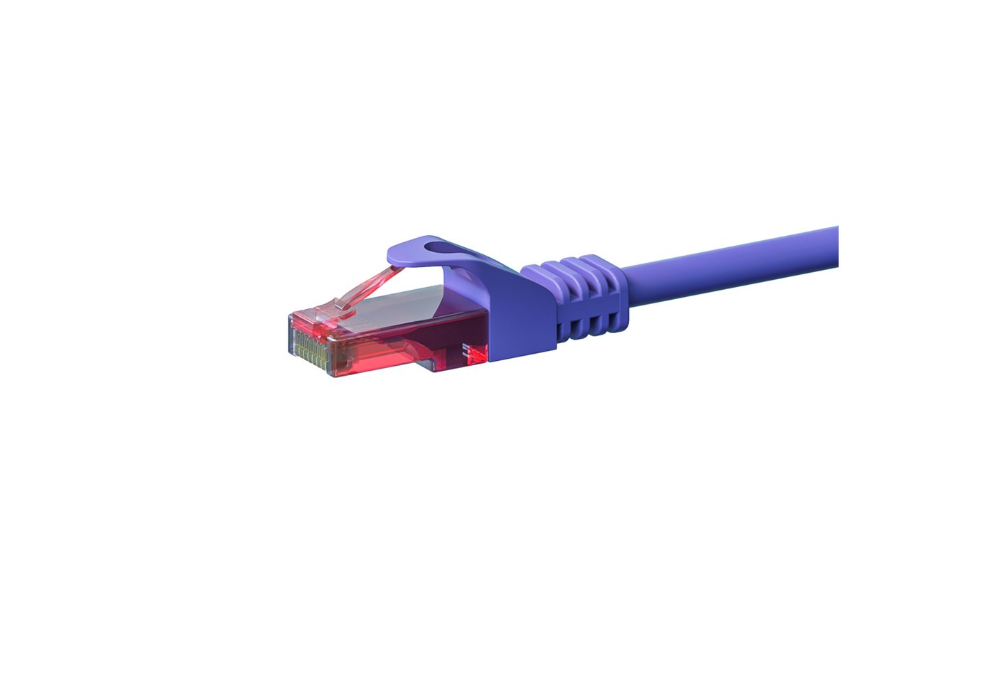 Danicom CAT6 Netzwerkkabel, U/UTP, 50 Meter, Violet, 100% Kupfer Netzwerkkabel, (500 cm) von Danicom