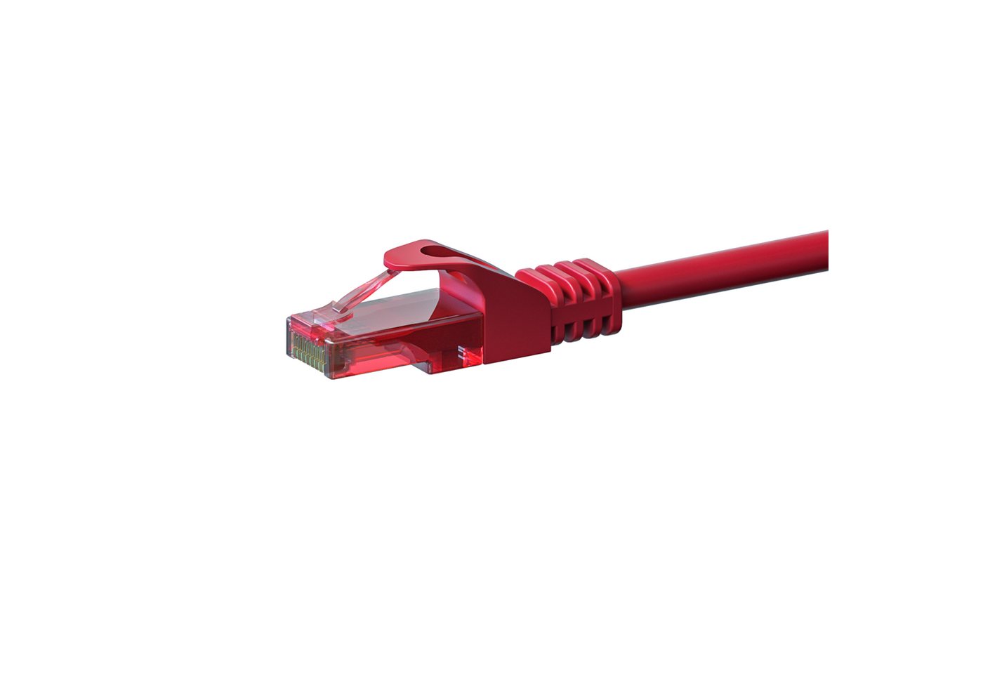 Danicom CAT6 Netzwerkkabel 100% Kupfer - U/UTP - 10 Meter - Rot Netzwerkkabel, (1000 cm) von Danicom