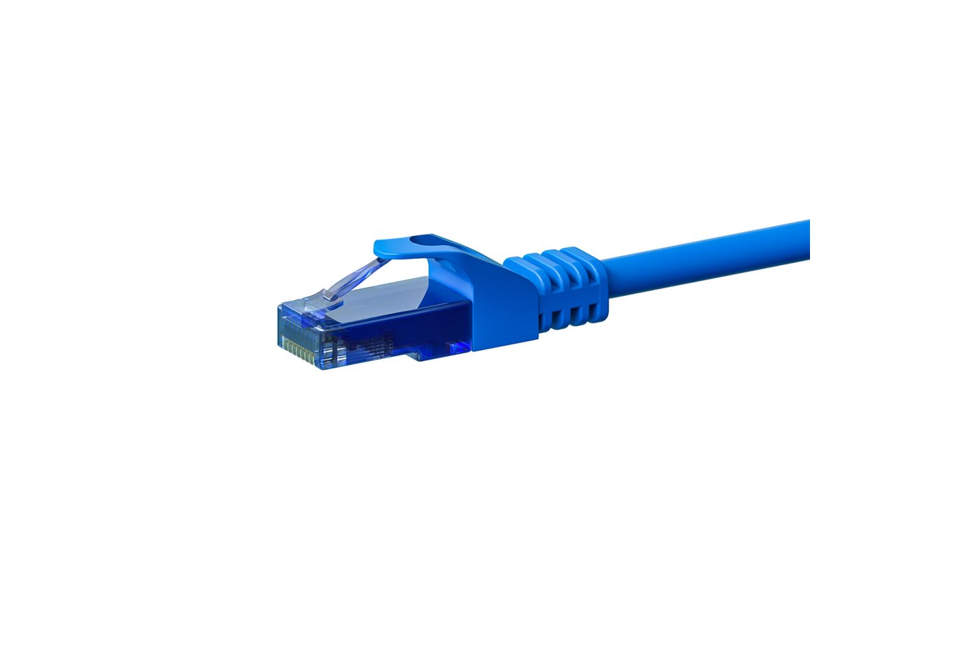 Danicom CAT6a Netzwerkkabel 100% Kupfer - U/UTP - 0,25 Meter - Blau Netzwerkkabel, (2.5 cm) von Danicom