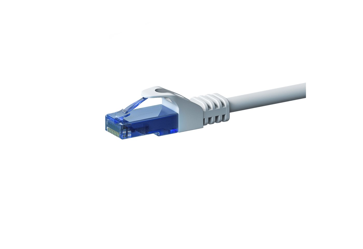 Danicom CAT6a Netzwerkkabel 100% Kupfer - U/UTP - 0,25 Meter - Weiß Netzwerkkabel, (25 cm) von Danicom
