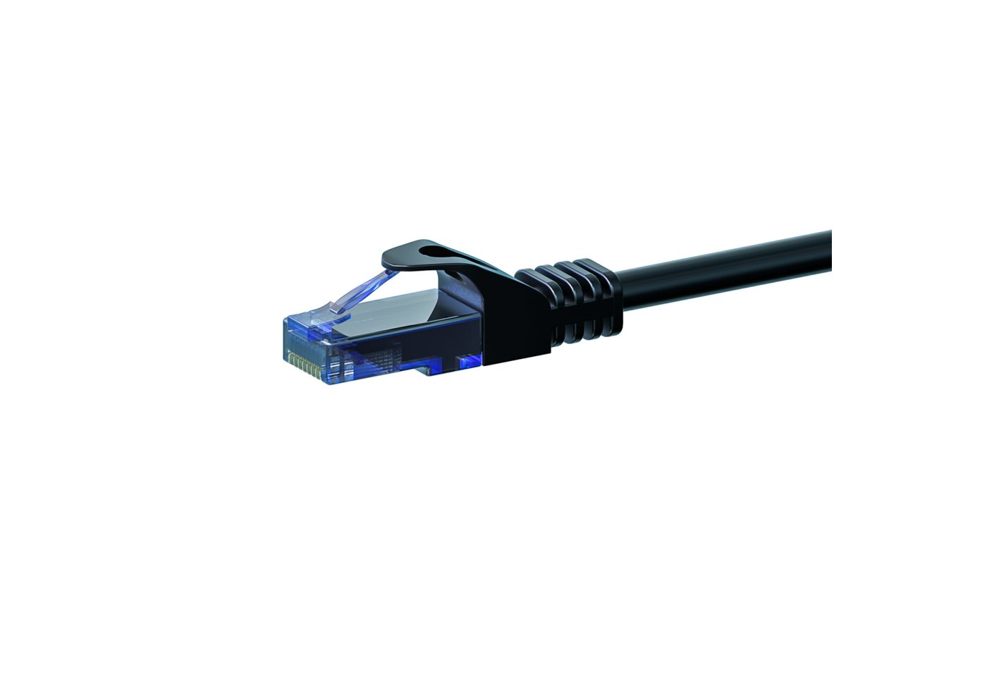 Danicom CAT6a Netzwerkkabel 100% Kupfer - U/UTP - 20 Meter - Schwarz Netzwerkkabel, (2000 cm) von Danicom