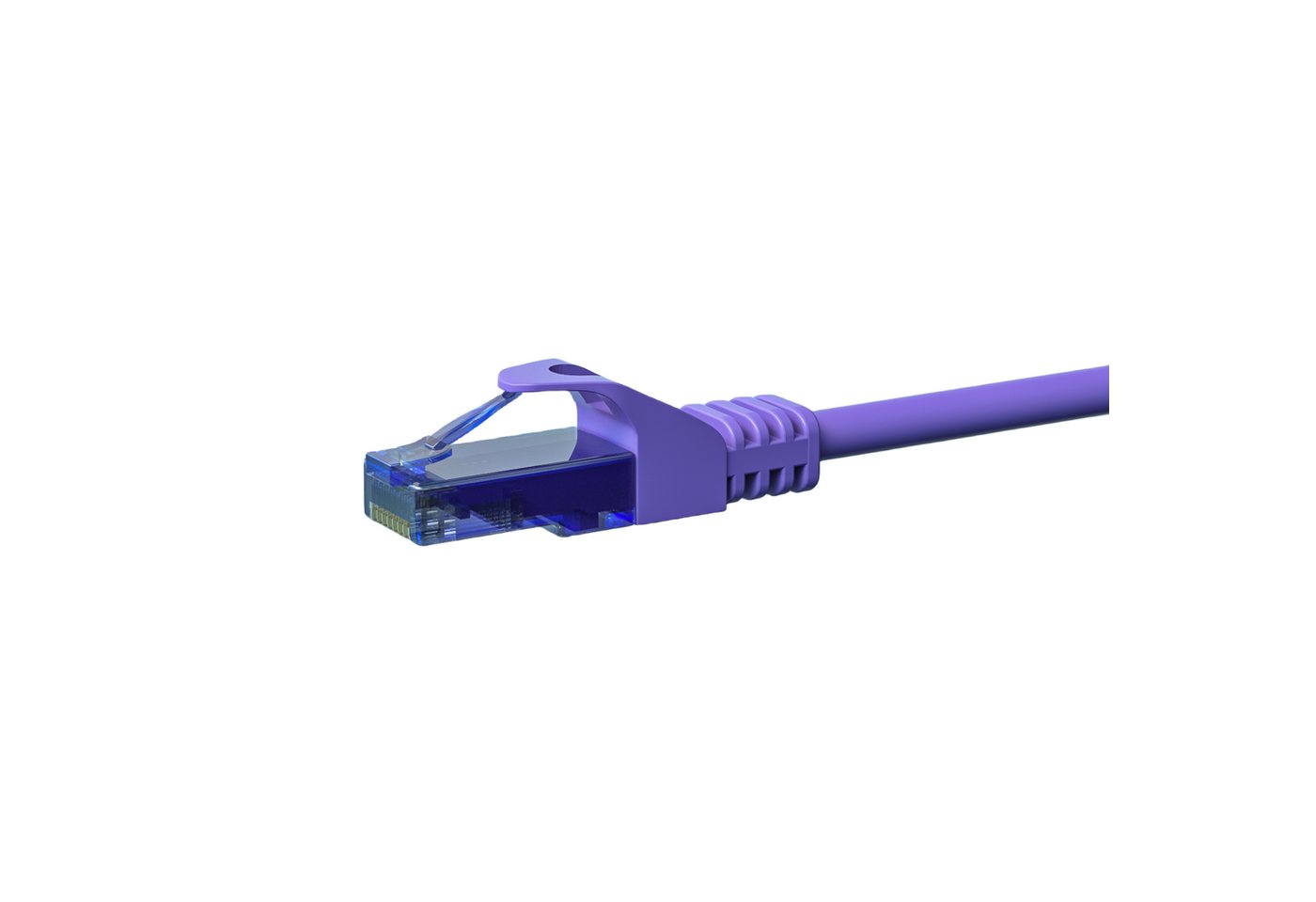 Danicom CAT6a Netzwerkkabel 100% Kupfer - U/UTP - 30 Meter - Violett Netzwerkkabel, (300 cm) von Danicom