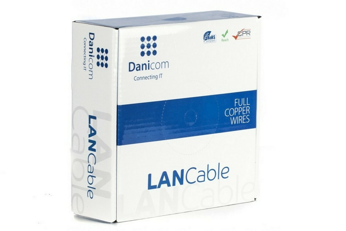 Danicom DANICOM CAT5E UTP 100m - PVC (Fca) Netzwerkkabel, (10000 cm) von Danicom