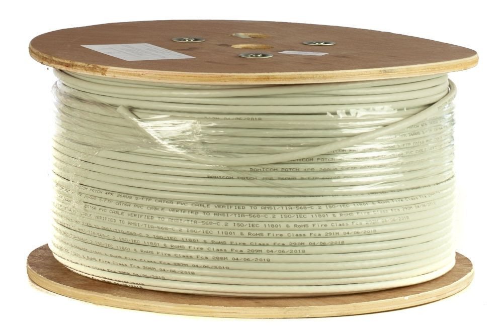 Danicom DANICOM CAT6 UTP 500m Starrleiter - LSZH (B2ca) Netzwerkkabel, (50000 cm) von Danicom