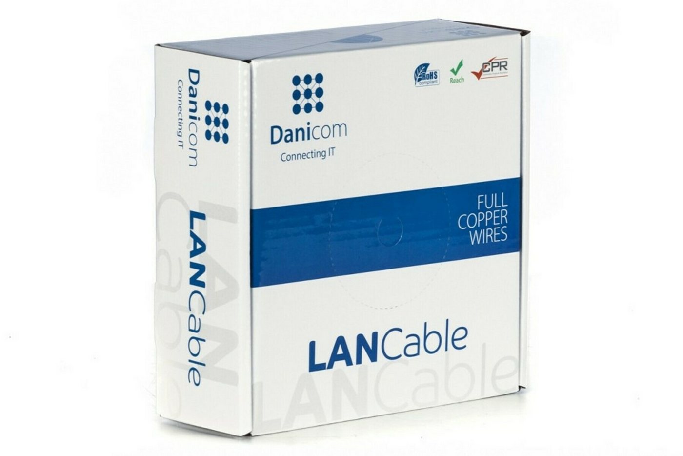 Danicom DANICOM CAT6 UTP 50m Starrleiter - LSZH (Eca) Netzwerkkabel, (5000 cm) von Danicom