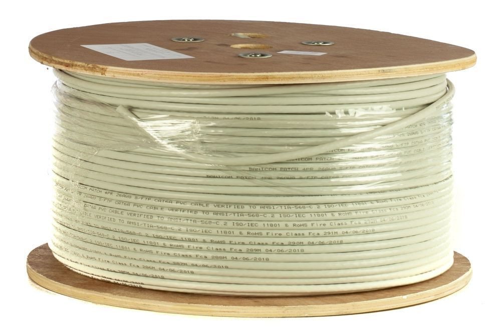 Danicom DANICOM CAT6A UTP 500m Starrleiter - LSZH (B2ca) Netzwerkkabel, (5000 cm) von Danicom