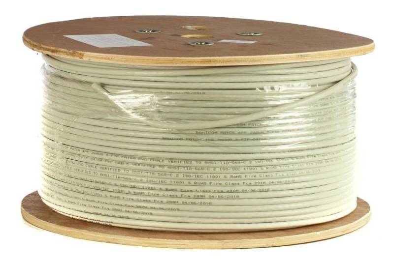 Danicom DANICOM CAT6A UTP 500m Starrleiter - LSZH (B2ca) Netzwerkkabel, (5000 cm) von Danicom