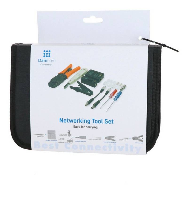 Danicom Profi Netzwerk-Werkzeugtasche Netzwerkkabel von Danicom