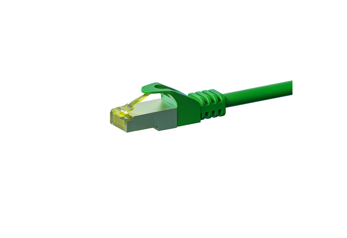 Danicom RJ45 Netzwerkkabel S/FTP (PiMF), mit CAT 7 Rohkabel, Grün, 20m Netzwerkkabel, (2000 cm) von Danicom