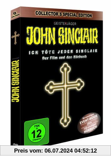 John Sinclair Doppel-Pack: Ich töte jeden Sinclair (Spielfilm+Hörbuch) [Special Collector's Edition] [3 DVDs] von Daniel Anderson