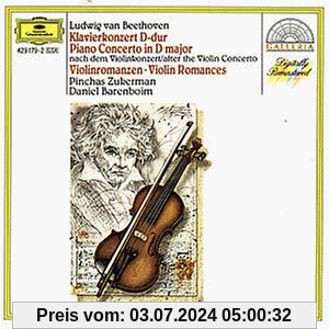 Klavierkonzert D-Dur / Violinromanzen 1 und 2 von Daniel Barenboim