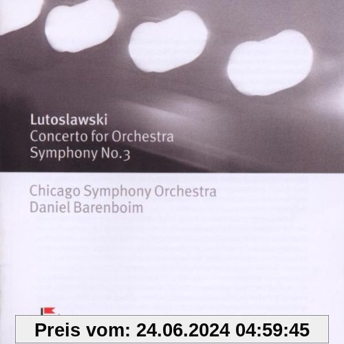 Sinfonie 3/Concerto for Orch. von Daniel Barenboim