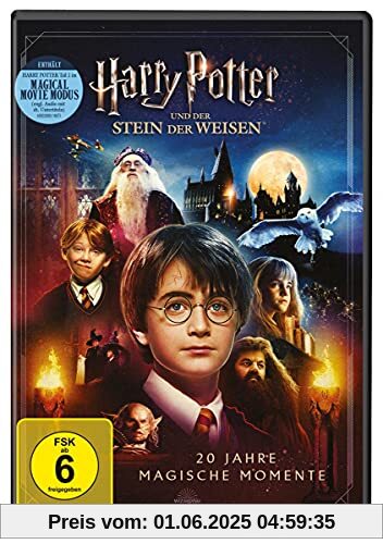 Harry Potter und der Stein der Weisen - Jubiläums-Edition mit Magical Movie Modus [2 DVDs] von Daniel Radcliffe