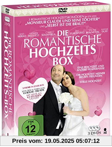 Die romantische Hochzeitsbox - 3 romantische Hochzeitskomödien in einer Box: Eine Hochzeit und andere Hindernisse, Die Hochzeit meiner besten Freundin, Stille Hochzeit (3 DVDs) von Daniele Thompson