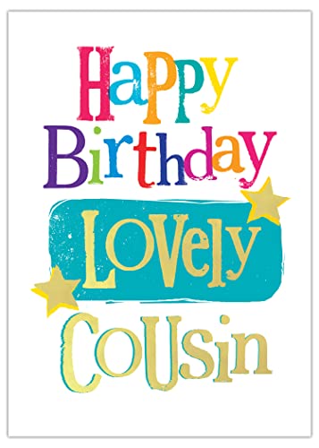 Cousin, Karte für Cousin, Best Wishes For A Wonderful Cousin von Danilo Promotions LTD