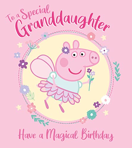 Danilo Promotions LTD Geburtstagskarte für Enkelin, Geburtstagskarte für Enkelin, Peppa Wutz Geburtstagskarte für Enkelin, Geburtstagskarte für sie Peppa Wutz von Danilo Promotions LTD