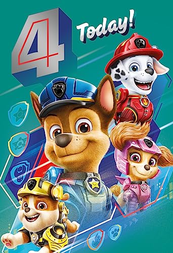 Danilo Promotions LTD Paw Patrol Offizielle Geburtstagskarte, Alter 4 Geburtstag Danilo Promotions LTD Paw Patrol Offizielle Geburtstagskarte, Alter 4 Geburtstag von Danilo Promotions LTD
