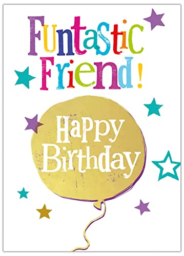 Fantastische Freundin Happy Birthday, Geburtstagskarte für einen fantastischen Freund von Danilo Promotions LTD