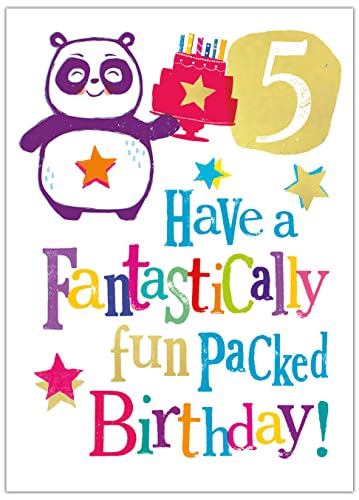 Geburtstagskarte zum 5. Geburtstag, Karte zum 5. Geburtstag, Karte zum 5. Geburtstag von Danilo Promotions LTD