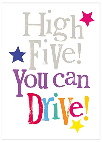 High Five You Can Drive, You Passed Your Driving Test Card, Well Done Card von Danilo Promotions LTD