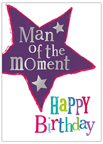 Mann des Moments, Geburtstagskarte für Männer, Geburtstagskarte für Herren von Danilo Promotions LTD