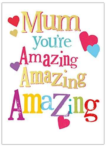 Mum Amazing, Karte für eine erstaunliche Mutter, Karte für einen erstaunlichen Muttertag von Danilo Promotions LTD
